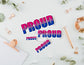 Bisexual Pride Waterproof Vinyl Sticker