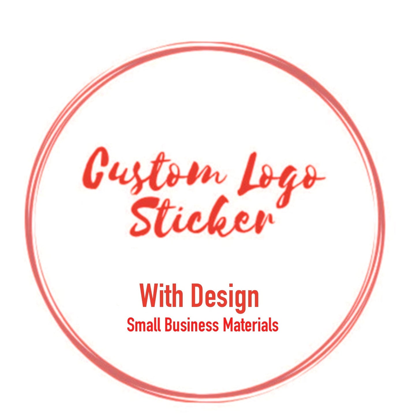 Round Die Cut Stickers- Custom Design option