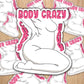 Body crazy Curvy Wavy Glitter sticker