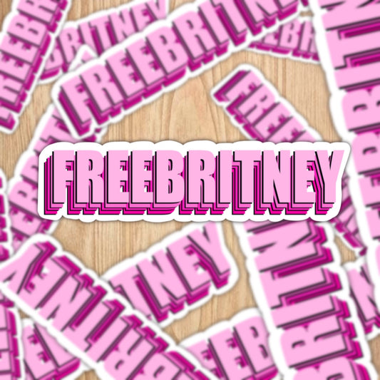 Free Britney Spears Support Sticker