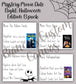 Mystery Movie Date Night Cards Halloween edition