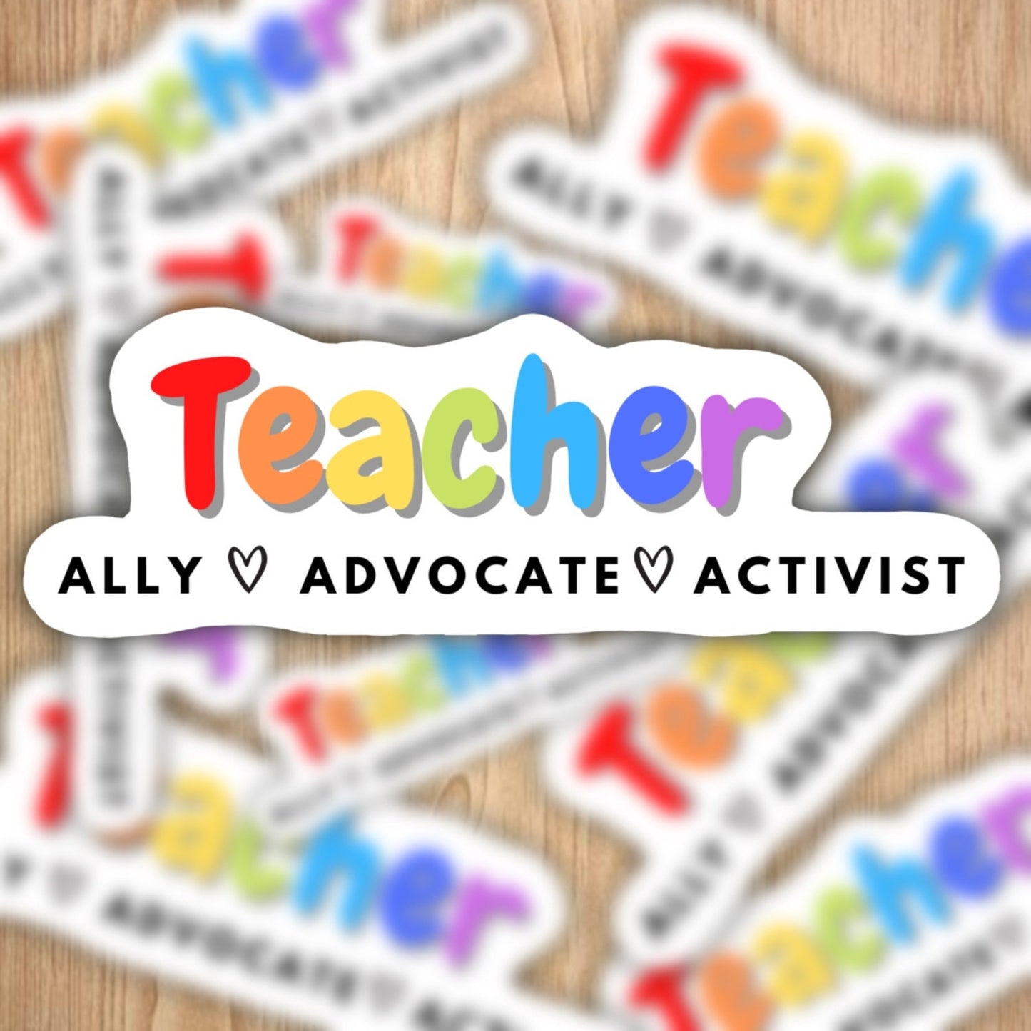 Teach Ally unity Waterproof sticker