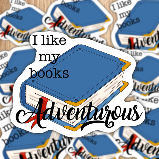 Adventure book waterproof vinyl sticker, Adventure novels, booktok sticker, Adventure book lover, adventure genre