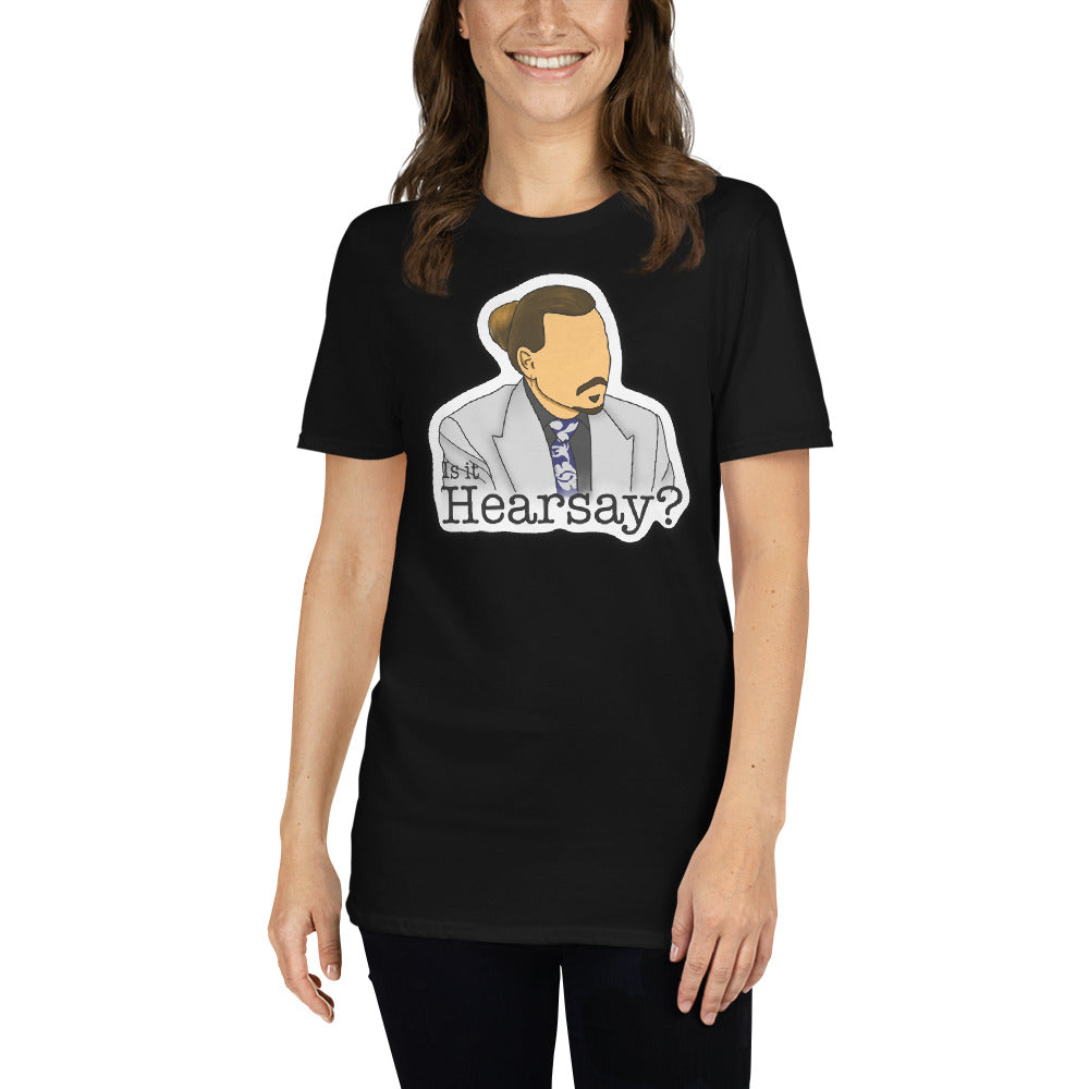 Johnny Depp Hearsay Short-Sleeve Unisex T-Shirt